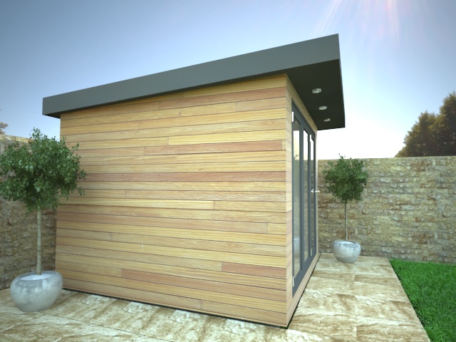 mono pitched garden office