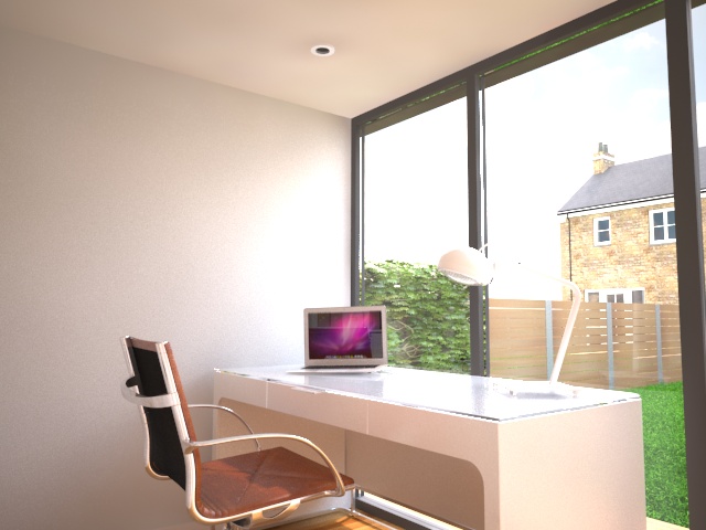 3m x 2.5m garden office with glazed front 13