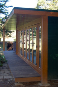 Booths Garden Studios mix of uPVC and steel cladding makes their garden offices maintenance free