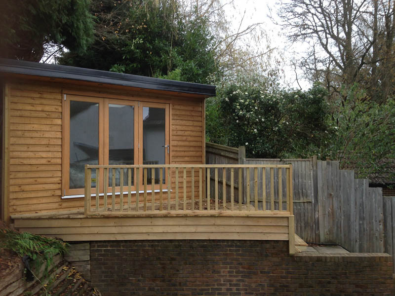 Garden offices and sloping sites-1