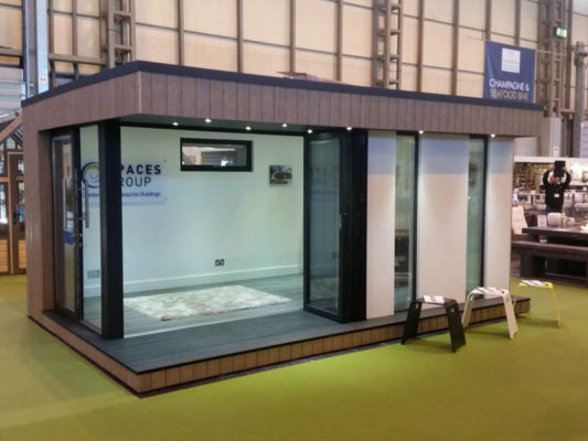 Grey larch cladding now available at Garden Spaces - Garden Office Guide