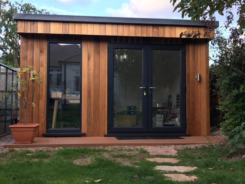 A garden office is ideal for small businesses