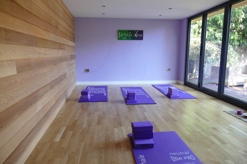Luxury studio for yoga business