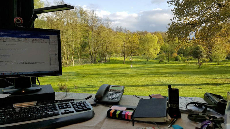 Frame the views from your garden office desk